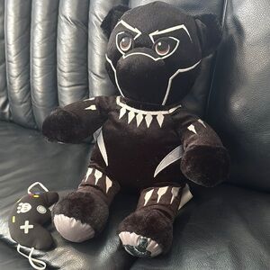 Build-A-Bear Black Gothic Stuffed Animals with Fangs